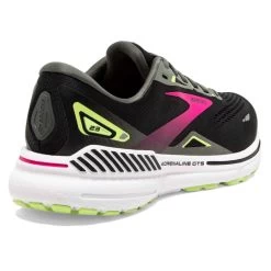 BROOKS Adrenaline GTS 23 Womens Running Shoes Black/Gunmetal/Sharp Green -Optimal Shoe Store adrenaline gts 23 womens running shoes black gunmetal sharp green p8175 32353 image