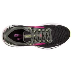 BROOKS Adrenaline GTS 23 Womens Running Shoes Black/Gunmetal/Sharp Green -Optimal Shoe Store adrenaline gts 23 womens running shoes black gunmetal sharp green p8175 32354 image