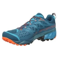 La Sportiva Akyra Mens Trail Running Shoes Ocean/Flame -Optimal Shoe Store akyra mens trail running shoes ocean flame p5885 23124 image
