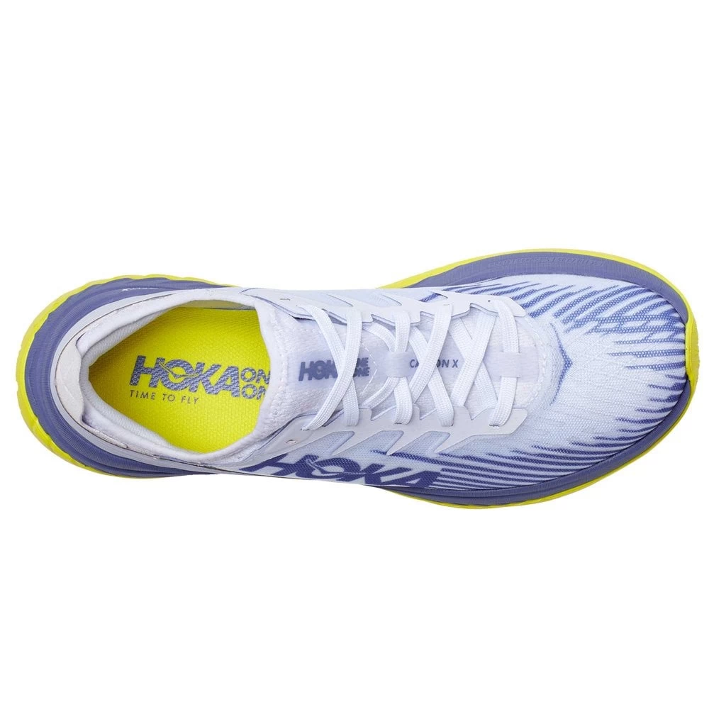 Hoka Carbon X-SPE Road Running Shoes White/Blue Ice 4 Hoka Carbon X-SPE Road Running Shoes White/Blue Ice - Image 2