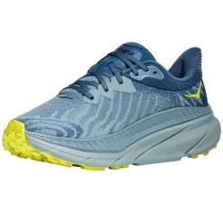 Hoka Challenger 7 Wide 2E Mens Trail Running Shoes Stone Blue/Evening Primrose -Optimal Shoe Store challenger 7 wide 2e mens trail running shoes stone blue evening primrose p8182 32384 image