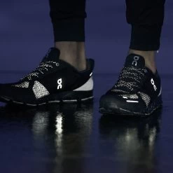 On Cloudflyer Waterproof Womens Road Running Shoes With Support Black & Lunar -Optimal Shoe Store cloudflyer waterproof womens road running shoes with support black lunar p4716 15339 image