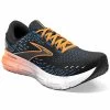BROOKS Glycerin 20 Wide 2E Mens Running Shoes Black/Classic Blue/Orange -Optimal Shoe Store glycerin 20 wide 2e mens running shoes black classic blue orange p8163 32306 image