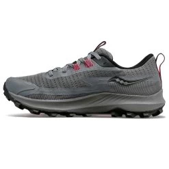 Saucony Peregrine 13 GTX Womens Waterproof Trail Running Shoes Grey/Black -Optimal Shoe Store peregrine 13 gtx womens waterproof trail running shoes grey black p8012 31712 image