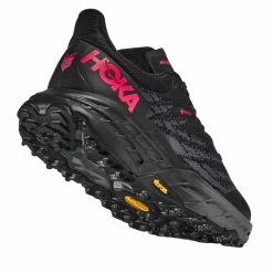 Hoka Speedgoat 5 GTX Womens Waterproof Trail Running Shoes Black/Black -Optimal Shoe Store speedgoat 5 gtx womens waterproof trail running shoes black black p7848 33468 image
